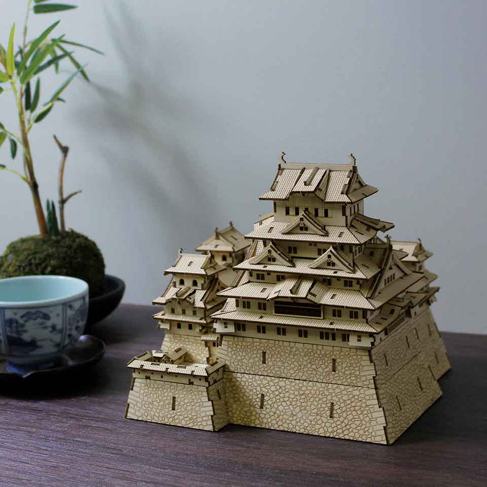 木製立体パズル「姫路城」※特典DVD付