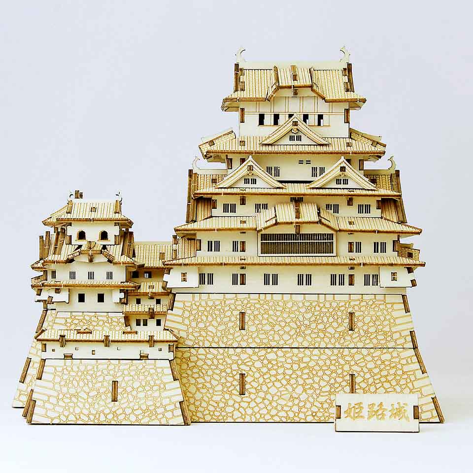 木製立体パズル「姫路城」※特典DVD付