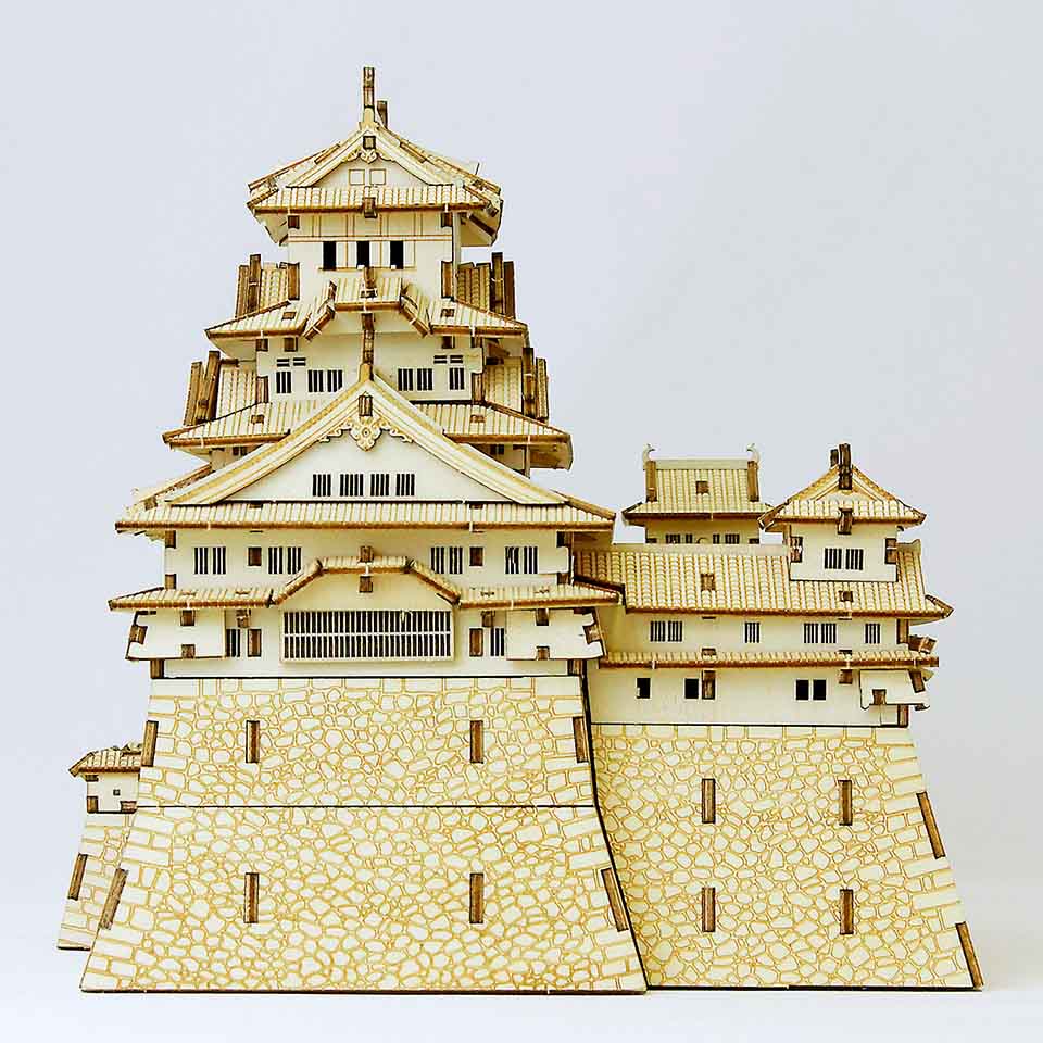 木製立体パズル「姫路城」※特典DVD付