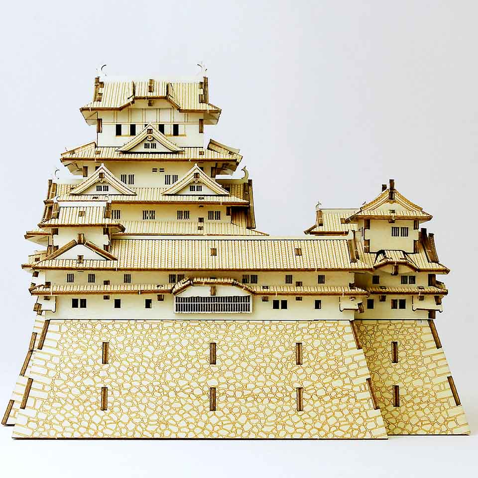 木製立体パズル「姫路城」※特典DVD付