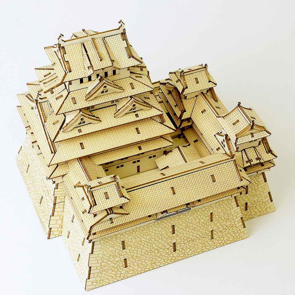 木製立体パズル「姫路城」※特典DVD付