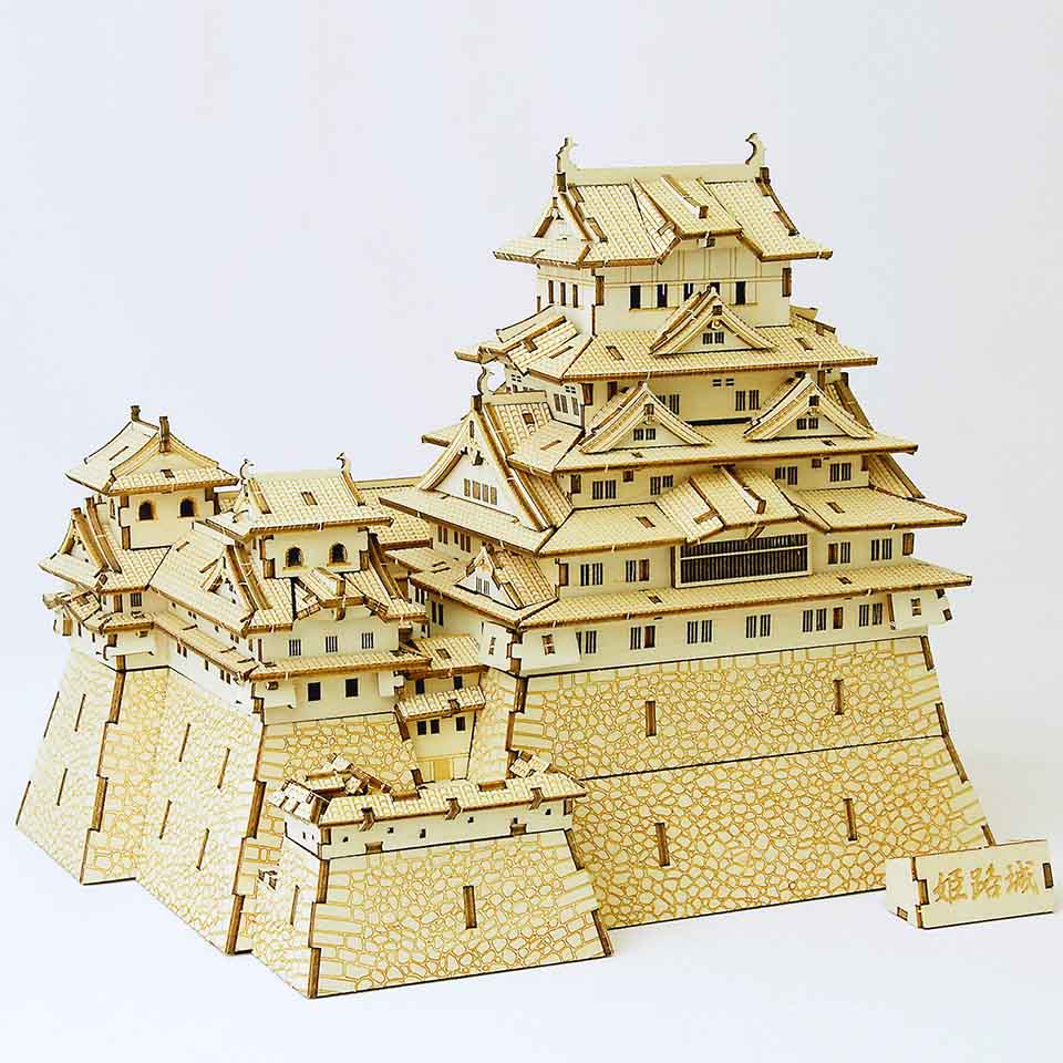 木製立体パズル「姫路城」※特典DVD付