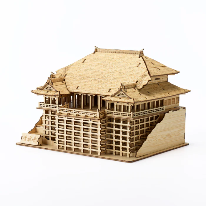 竹製3Dクラフトアート 「京都 清水寺」