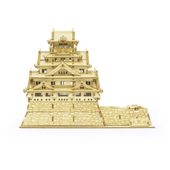 木製立体パズル「大阪城」