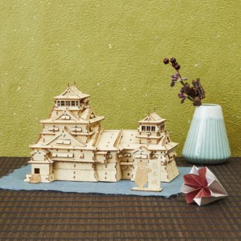 木製立体パズル「熊本城」