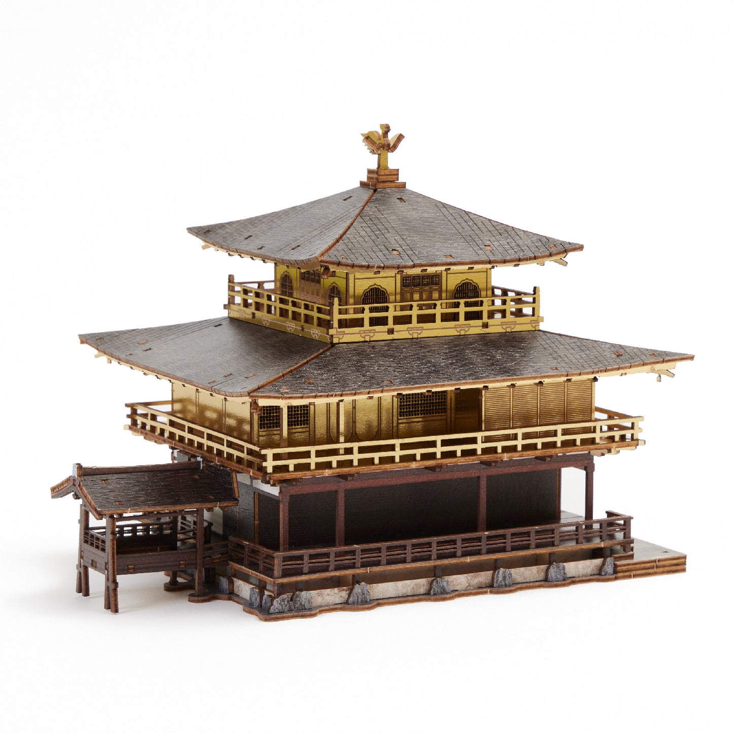 木製立体パズル「金閣寺」カラーVer