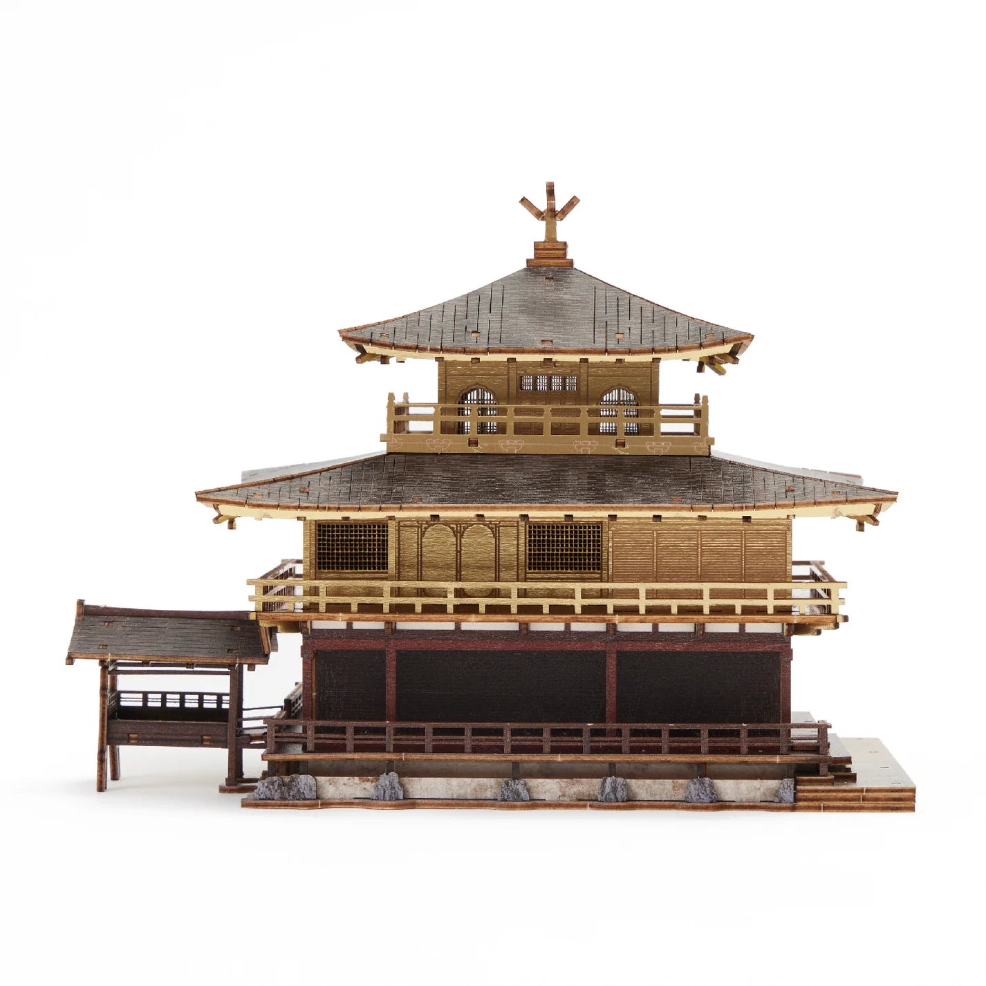 木製立体パズル「金閣寺」カラーVer