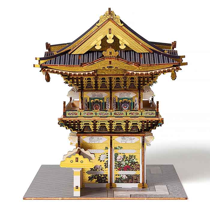 木製立体パズル 日光東照宮「陽明門」カラーVer(陽明門キット)