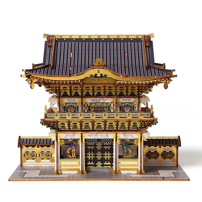 木製立体パズル 日光東照宮「陽明門」カラーVer(陽明門キット)