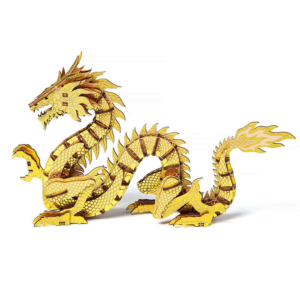 木製開運パズル「金龍」