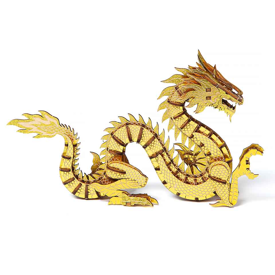 木製開運パズル「金龍」