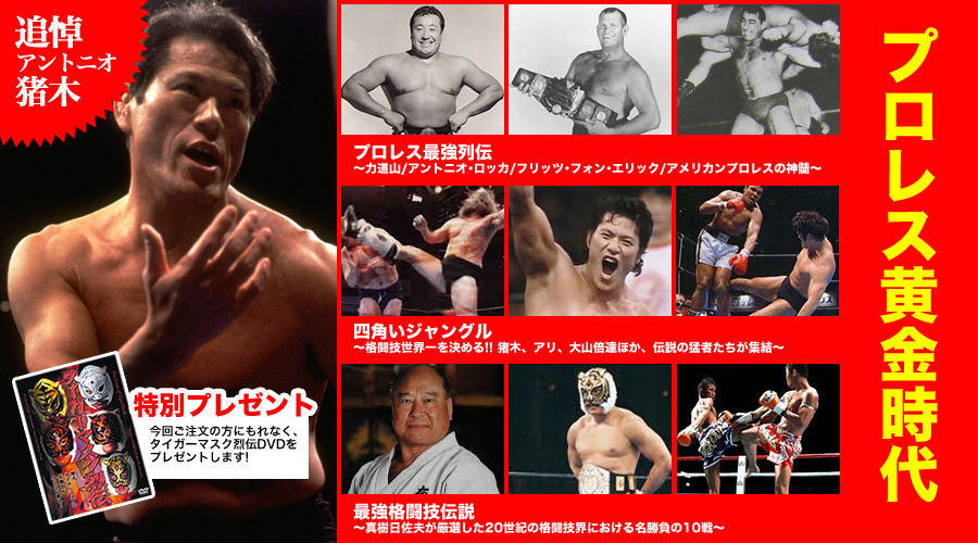 伝説のプロレス大全集【DVD】