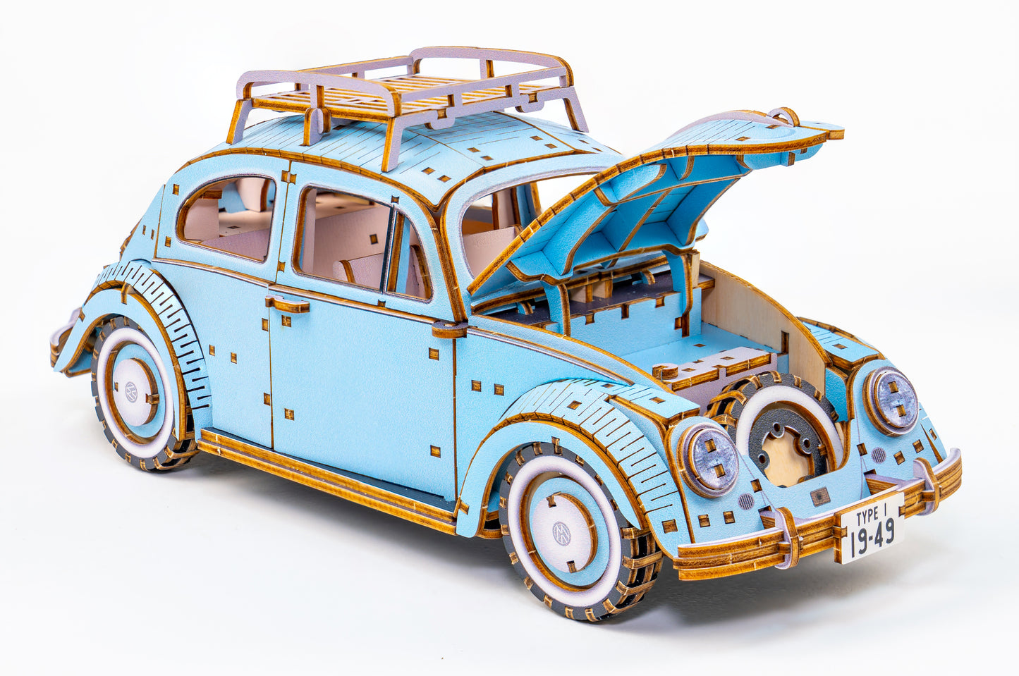 木製立体パズル VW1949年式 ビートル (タイプ1)