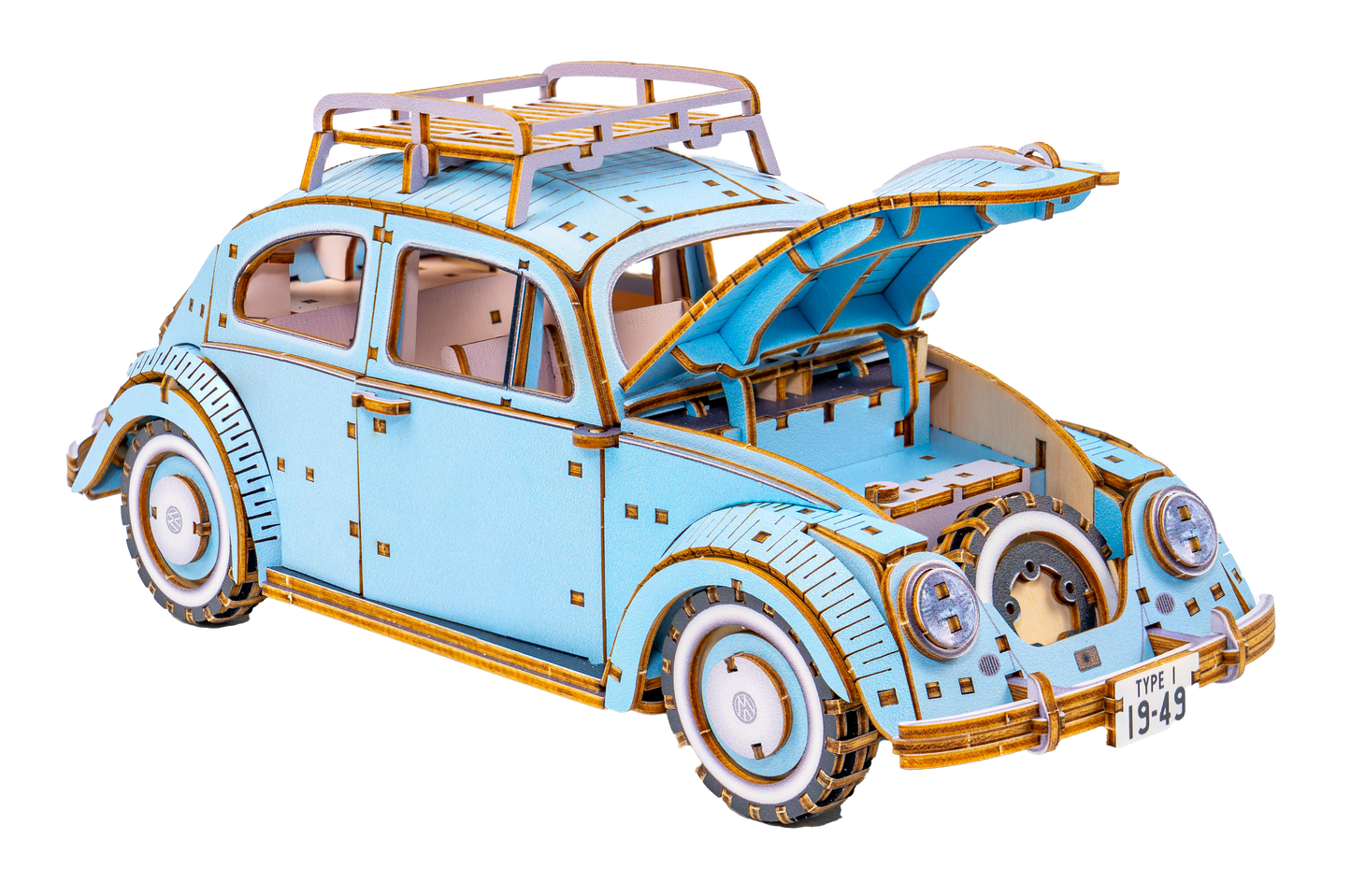 木製立体パズル VW1949年式 ビートル (タイプ1)