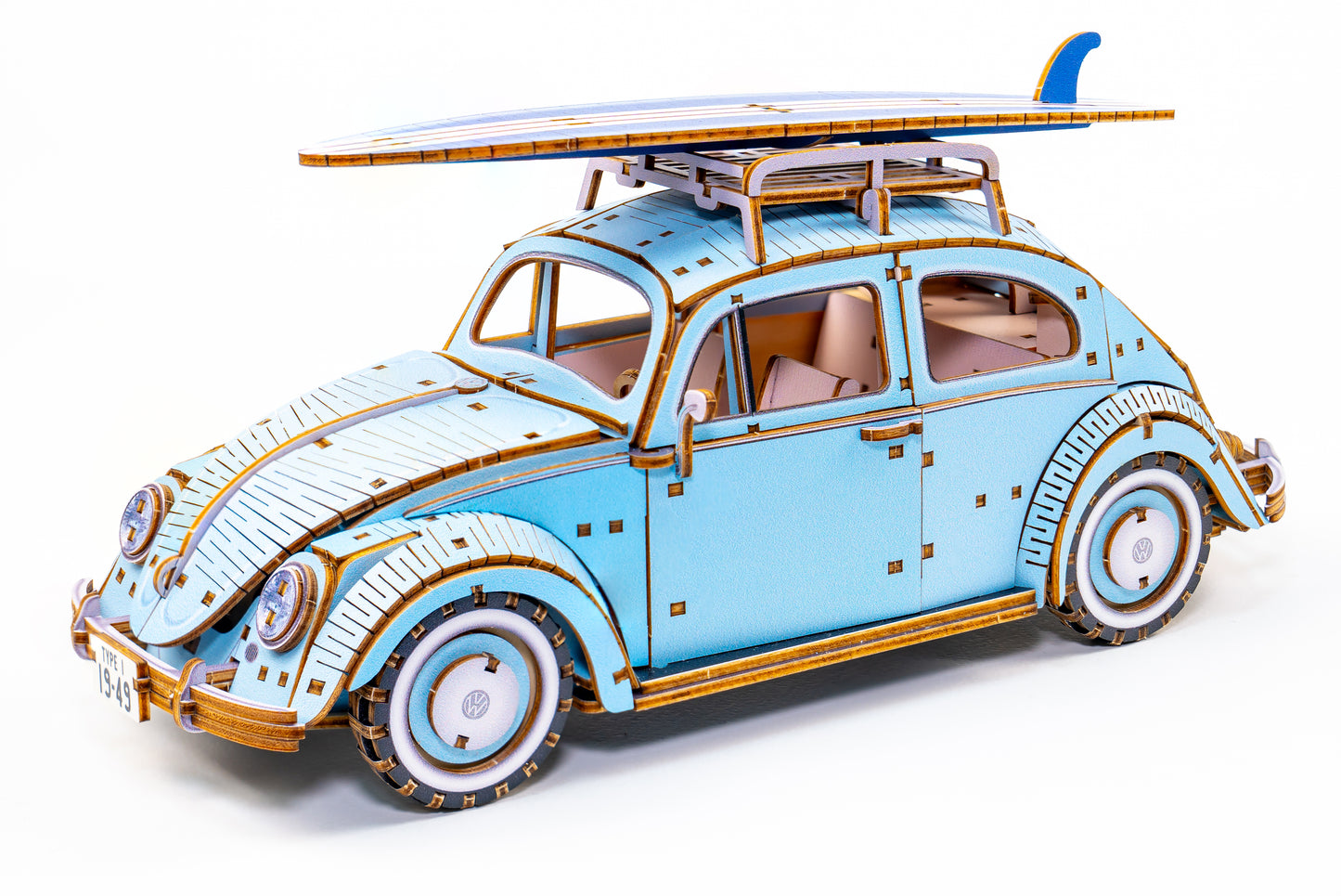 木製立体パズル VW1949年式 ビートル (タイプ1)