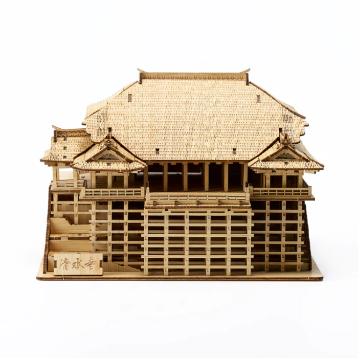 竹製3Dクラフトアート 「京都 清水寺」