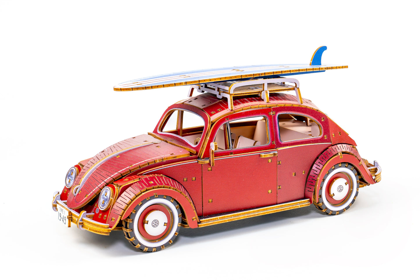 木製立体パズル VW1949年式 ビートル (タイプ1)