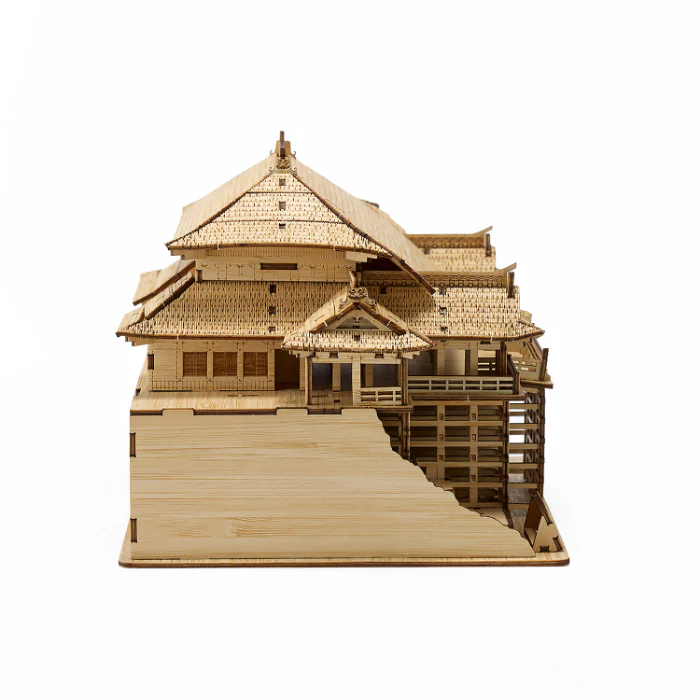 竹製３Dクラフトアート　「京都 清水寺」