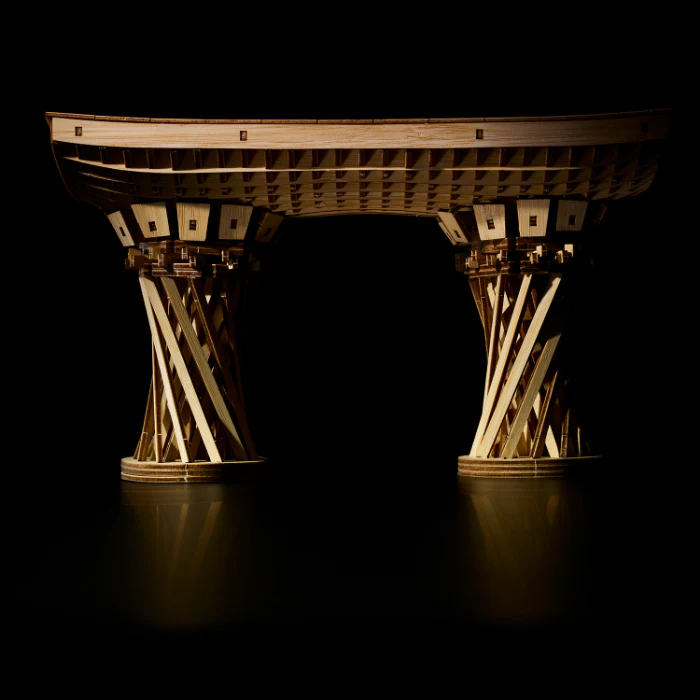 竹製３Dクラフトアート　「金沢 鼓門」