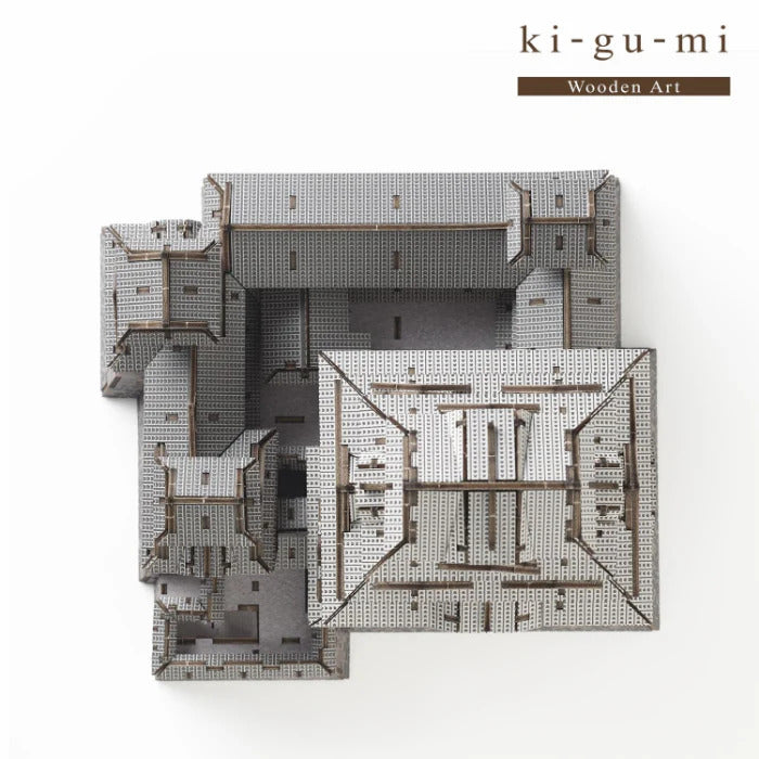 木製３Dクラフトアート　「姫路城」 (カラーヴァージョン)
